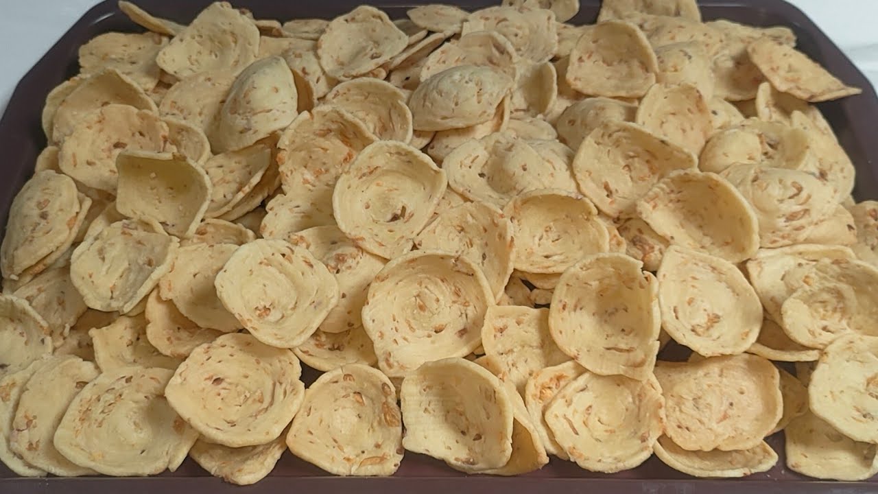 100% BERHASIL‼️ RESEP ½KG KERIPIK BAWANG RENYAH BENTUKNYA MELENGKUNG & BERTOPI