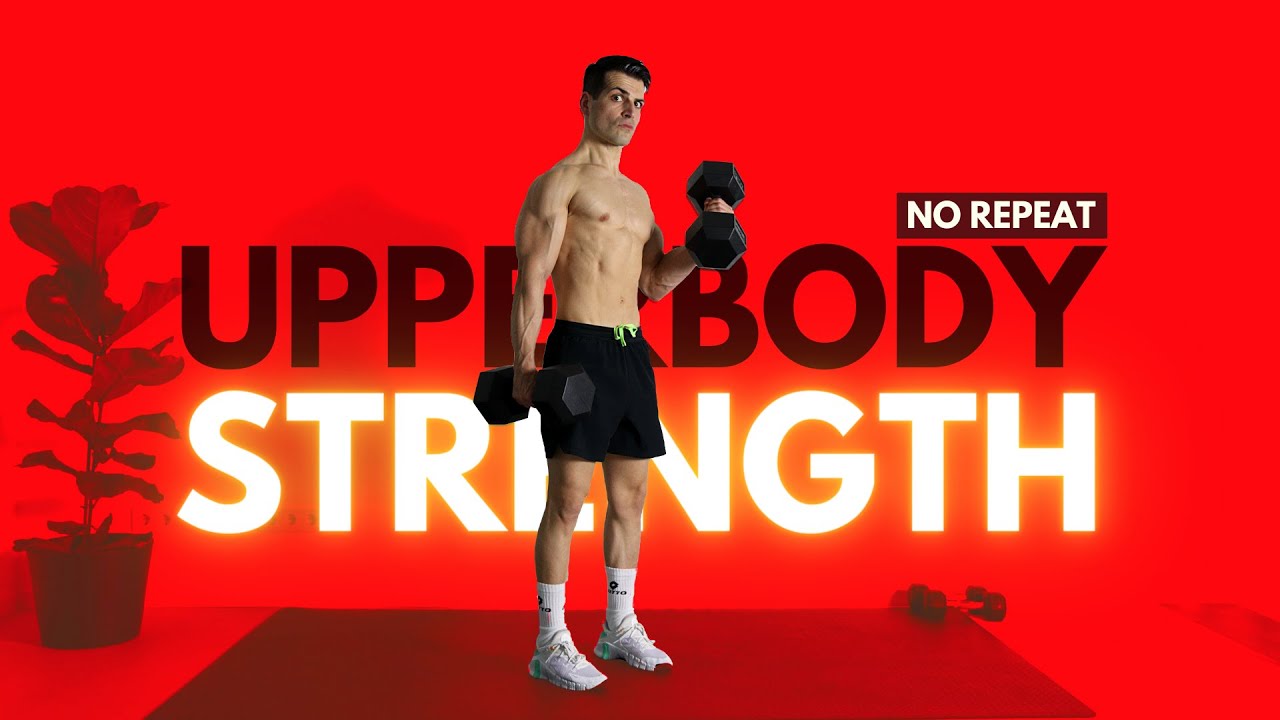 Dumbbell + Bodyweight STRENGTH Upper Body Workout for Diehard