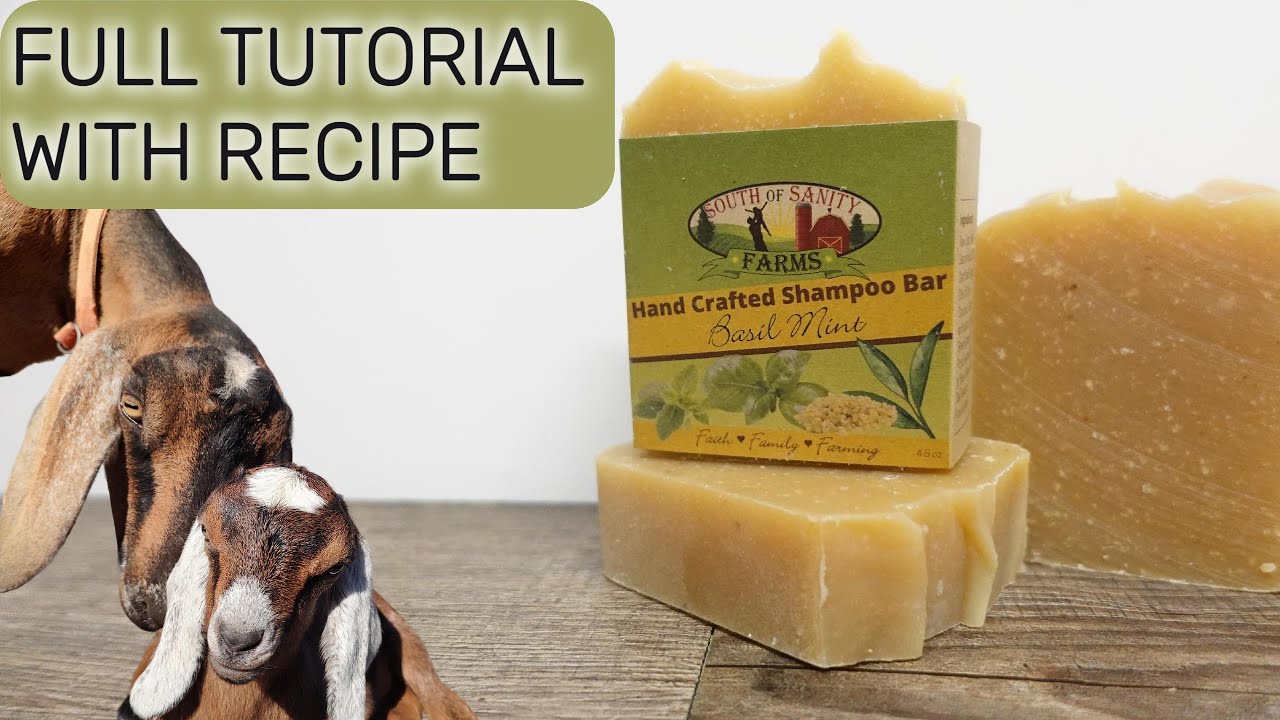 How to Make Natural Goat Milk Shampoo