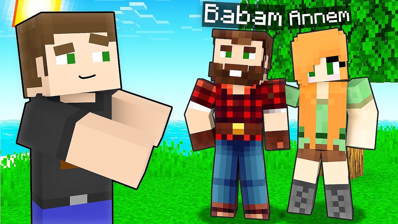TARIK'ın ANNESİ ve BABASI - Minecraft