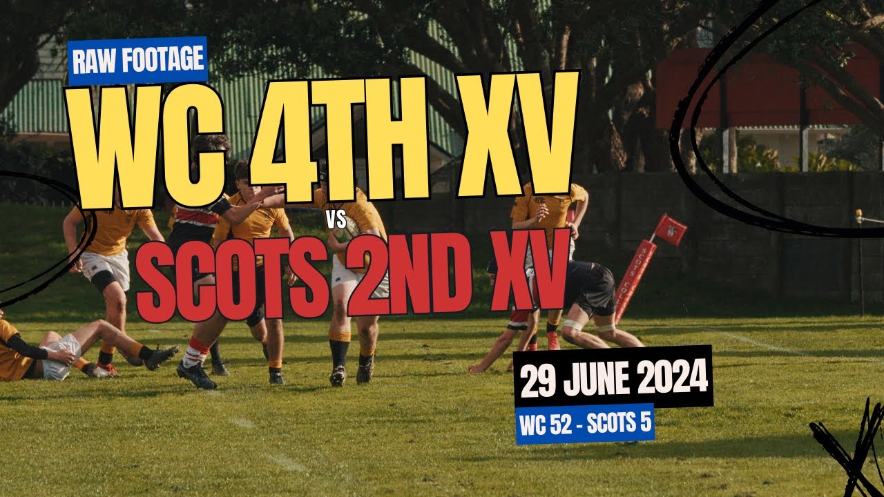 20240629 - Raw Footage - Wellington College 4th XV vs Scots College 2nd XV - Onslow Cup