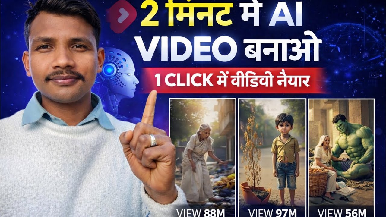 AI Video Kaise Banaye | AI Se Cartoon Video Kaise Banaye | Text To Video AI Free 