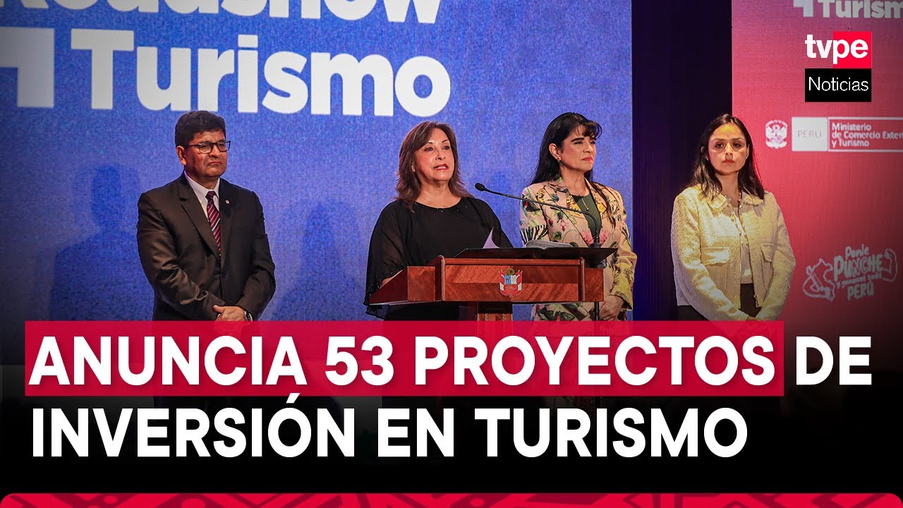 Presidenta Dina Boluarte participa en la inauguración del roadshow Inversiones en Turismo 2025