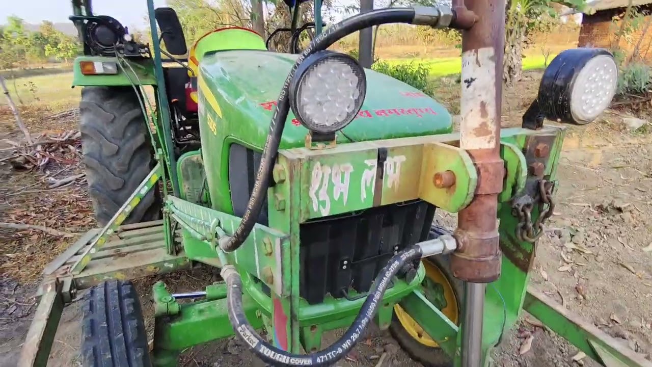 🚜जॉन डीयर ट्रैक्टर  में डोजर कैसे बनवाएं 🤔 सिंगल जैक का बहुत अच्छा काम करता है 👍🐎🚜
