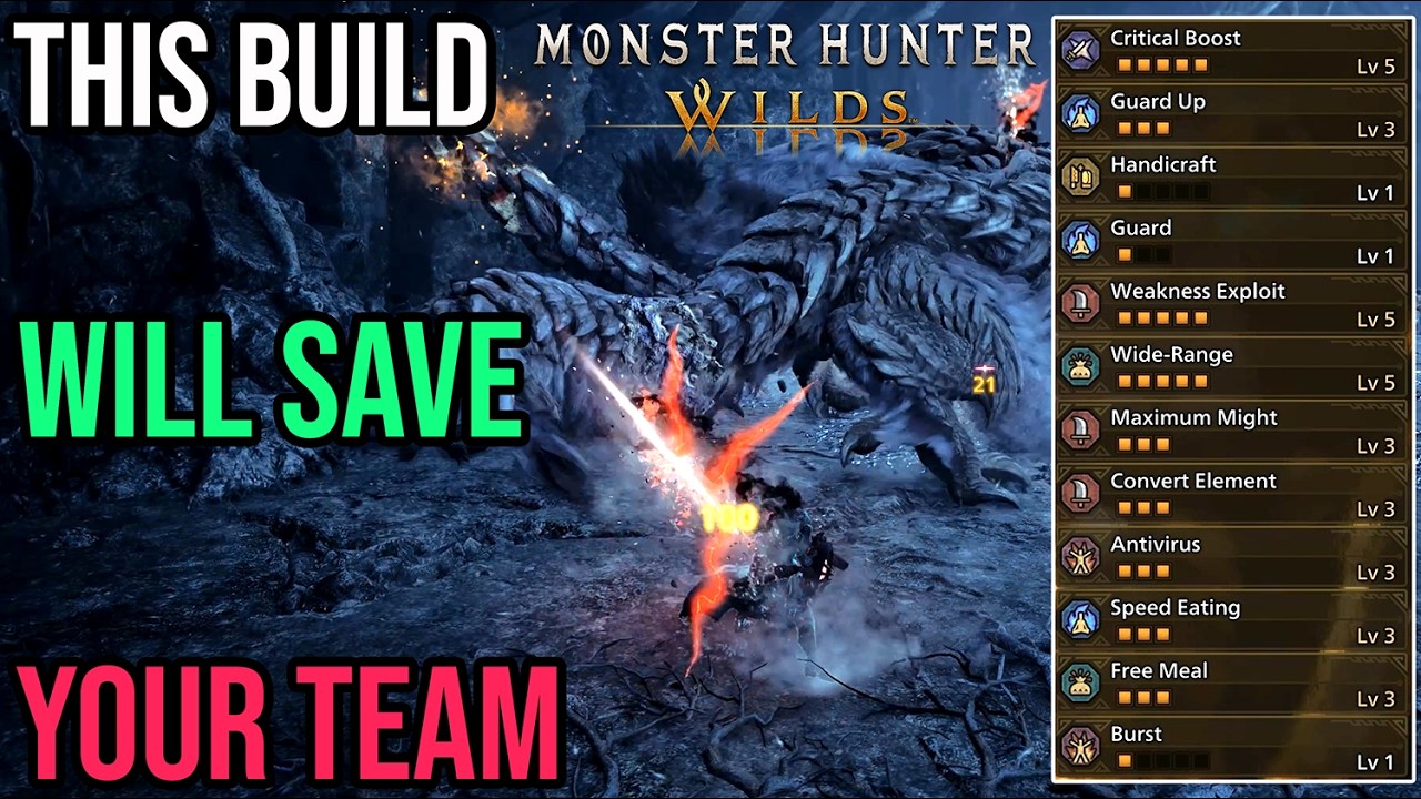 MH Wilds &ndash; Endgame Wide Range Sword & Shield Build | TU 4.5