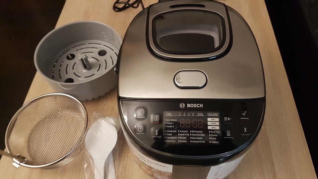 Gesund Kochen mit Multikocher von Bosch MUC28B64DE