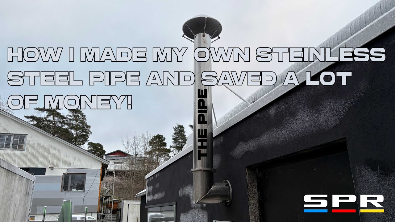 Welding my own pipe, saved a lot of money!- Multitalent TV Vlog212