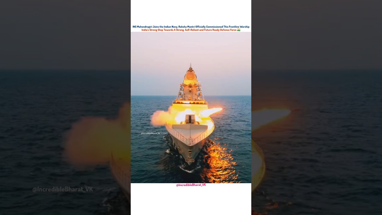 INS Mahendragiri -The Powerful Stealth to Indian Navy🔥 #shorts #ytshorts #india #indiannavy #bharat