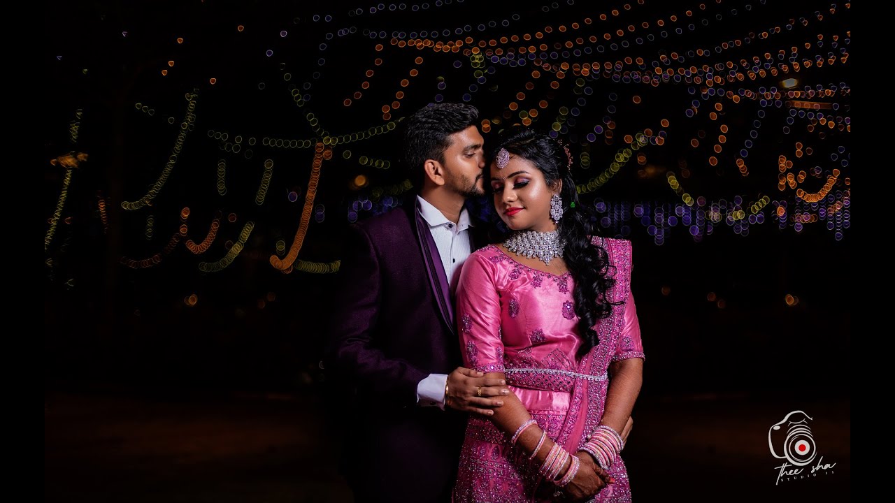 karthik & swetha | candid | cinematic video @THEE-SHA STUDIO 11 #candid #reception #wedding