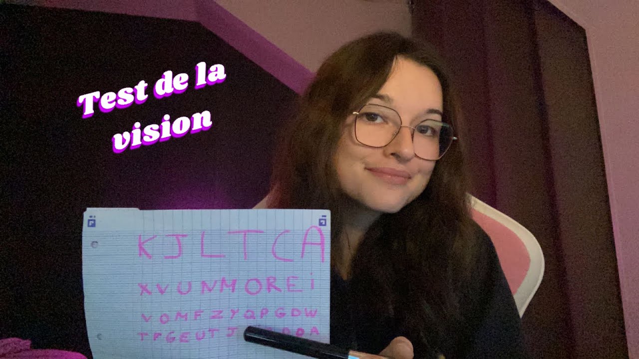 ASMR ~ Roleplay contr&ocirc;le de la vision chez l'opticien 👓