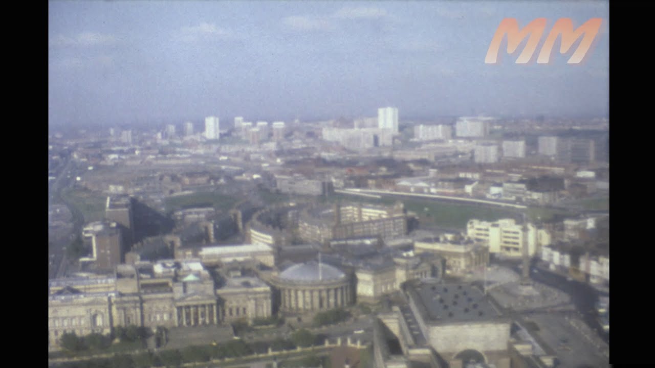 Liverpool England 1980s old cine film 184