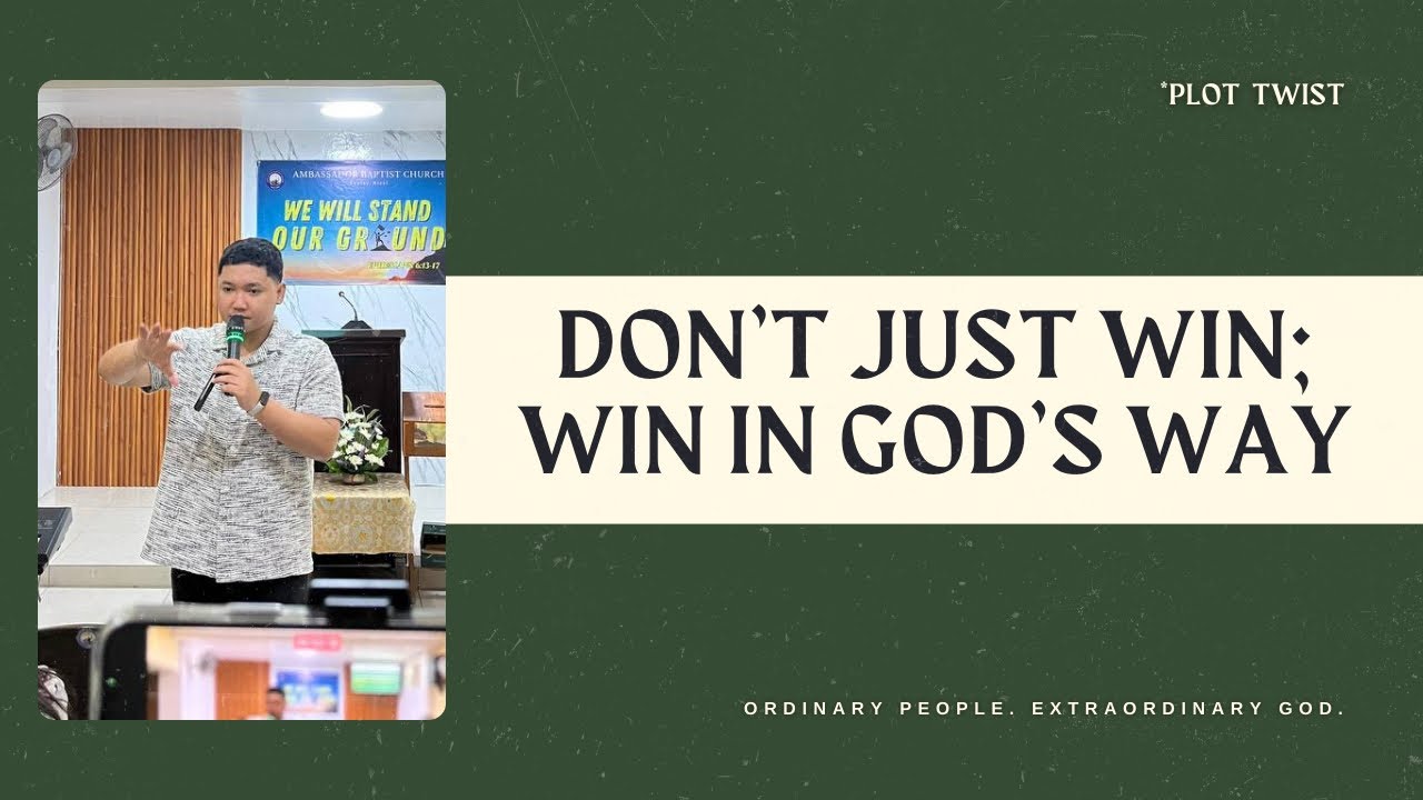 Joshua: The Right Way To Win