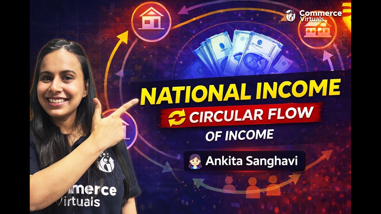 Maharashtra Board Economics | Circular Flow of Income Explained | National Income | Ankita Sanghavi