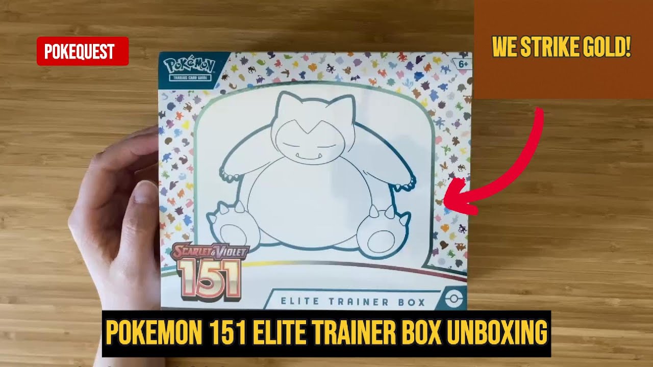 Pokemon Scarlet and Violet 151 Elite Trainer Box Unboxing