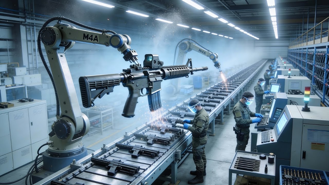 Inside the Weapons Factory: How Modern Arms Are Mass-Produced for War