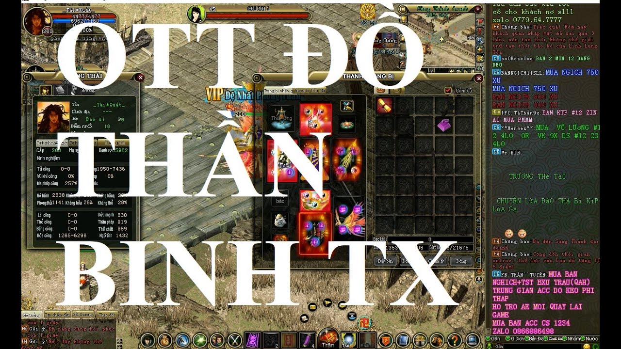 [GameViệt] - OTT Đồ dị nhân + Thần binh đạo sĩ