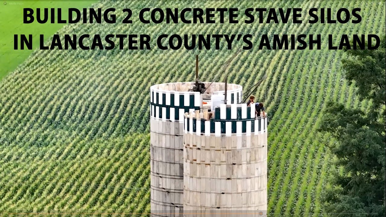 Concrete Stave Silos Built in Lancaster County's AMISH LAND