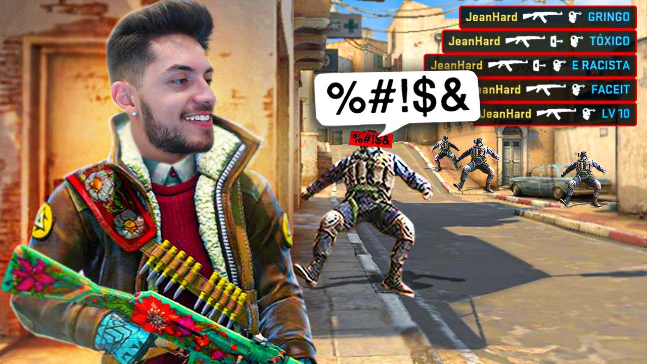 AMASSEI O GRINGO TÓXICO e RACISTA!! (MINHA MELHOR PARTIDA ATÉ AGORA!!) | JEANHARD |
