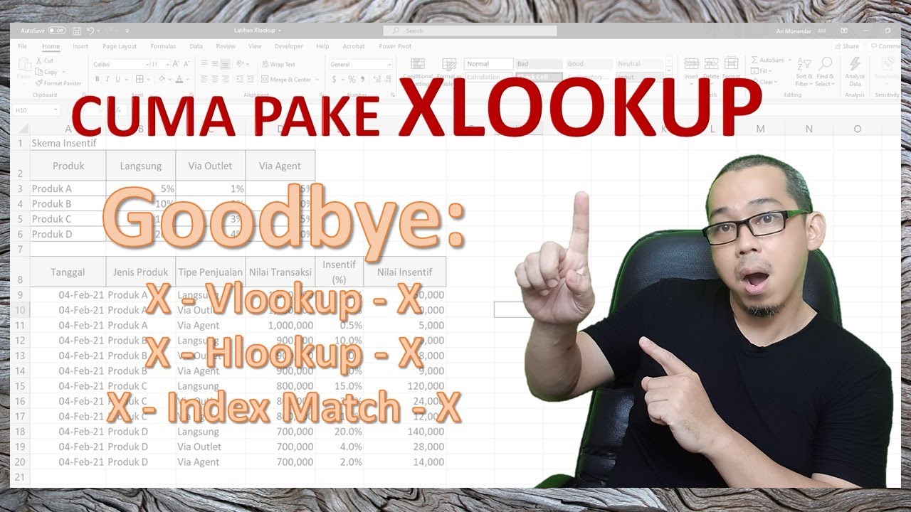 WWOOOWW, fungsi baru di Microsoft Excel..... Cara menggunakan XLOOKUP
