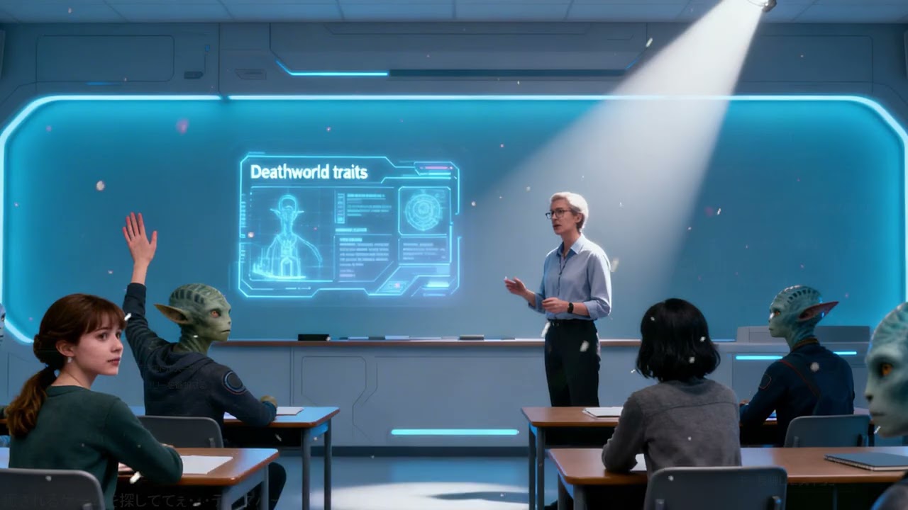 The Academy Listed Deathworld Traits | The Human Raised Her Hand  “Stop  ”   HFY Sci Fi