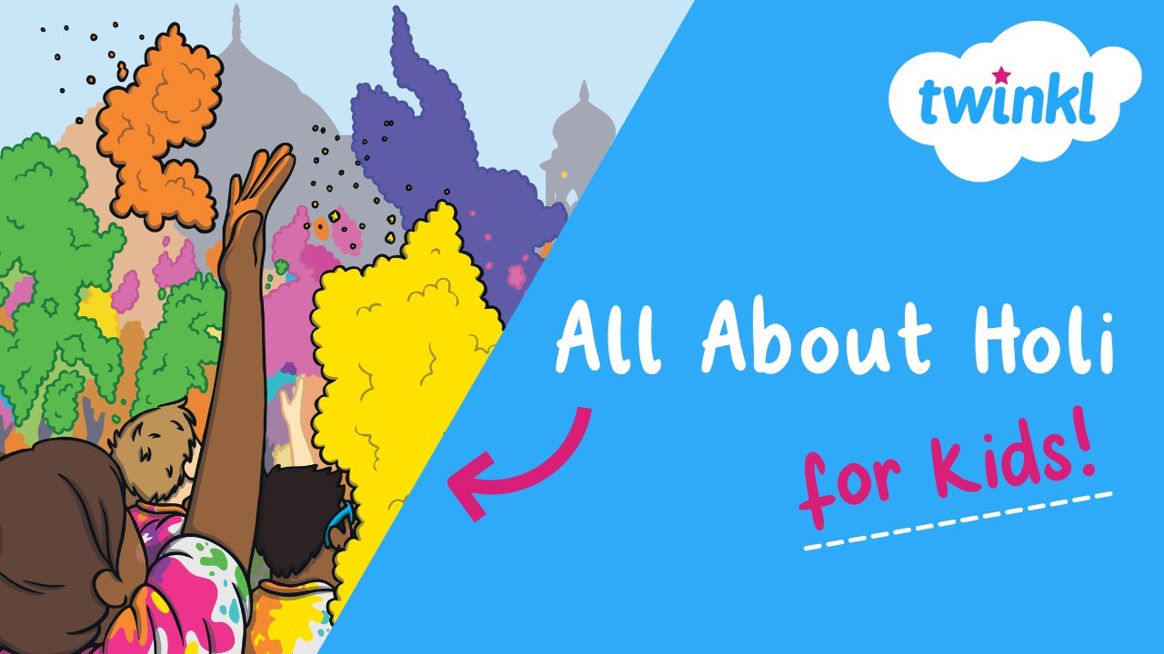 🎉 All About Holi for Kids | 14 March | Twinkl USA