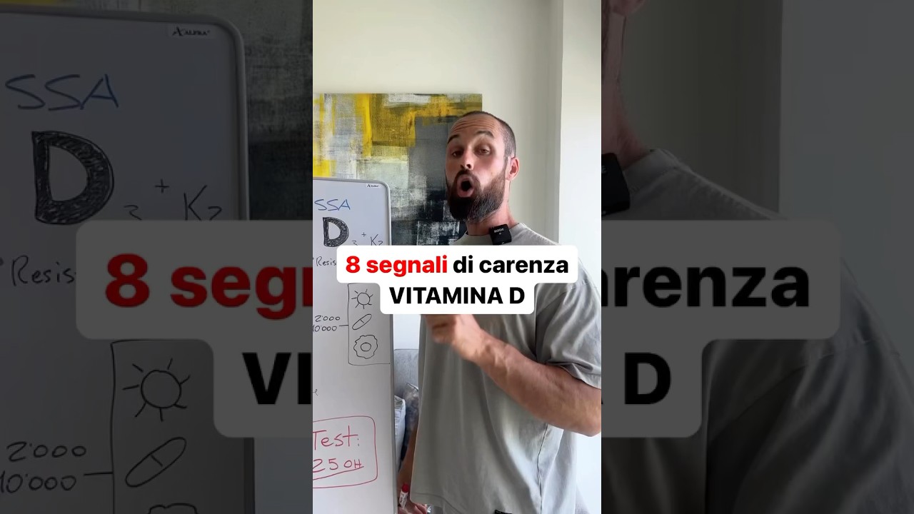😳8 SEGNALI di carenza VITAMINA D ☀️