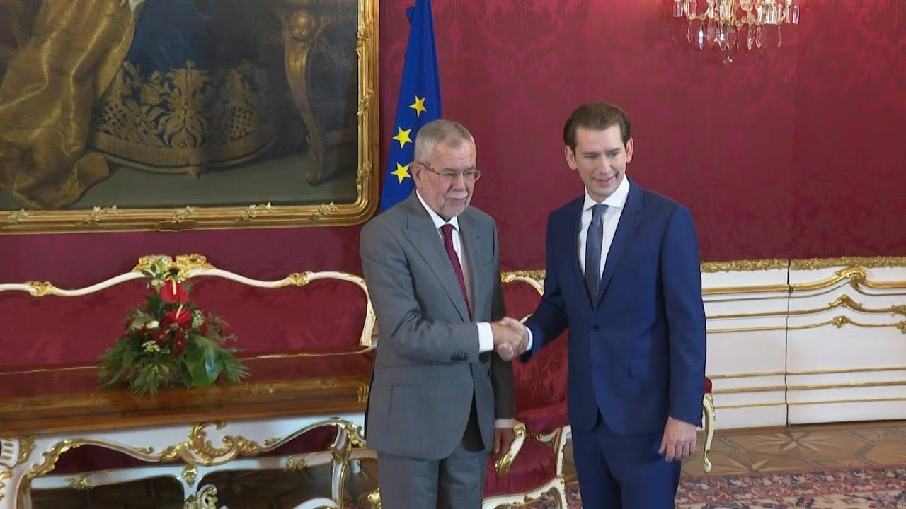 Sebastian Kurz meets with the Austrian President following election success | AFP