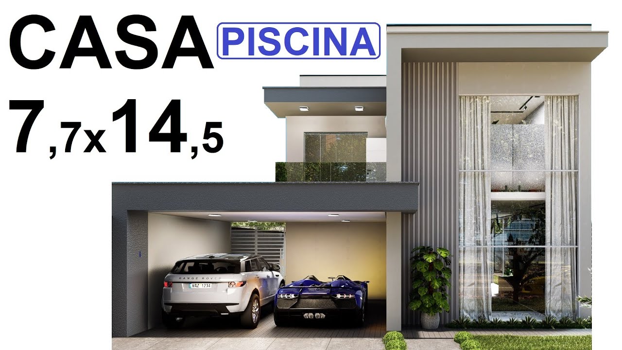 CASA COM 3 QUARTOS - SOBRADO COM PISCINA # 138