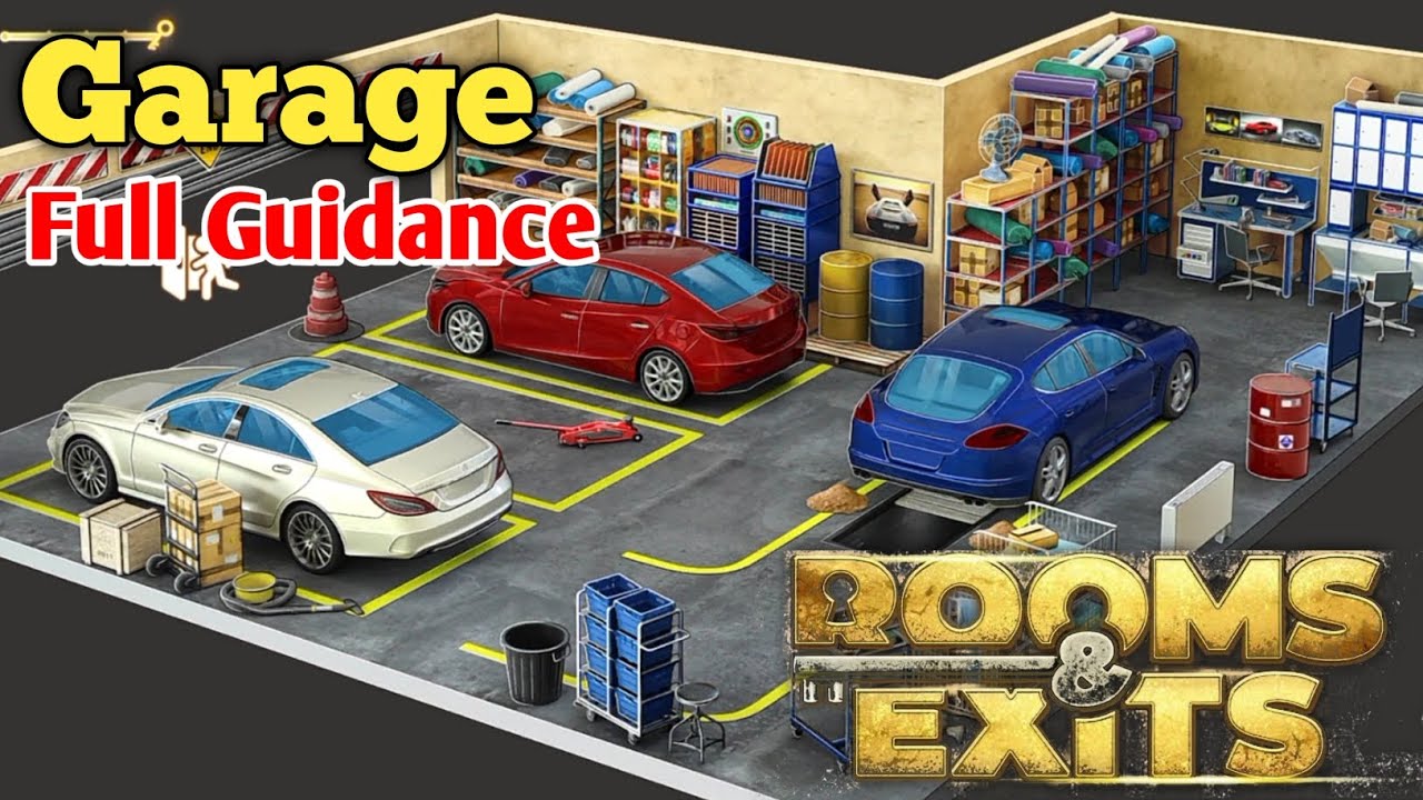 Rooms and Exits Level 15 Garage Chapter 3 Walkthrough ( Murder Dressed In White )