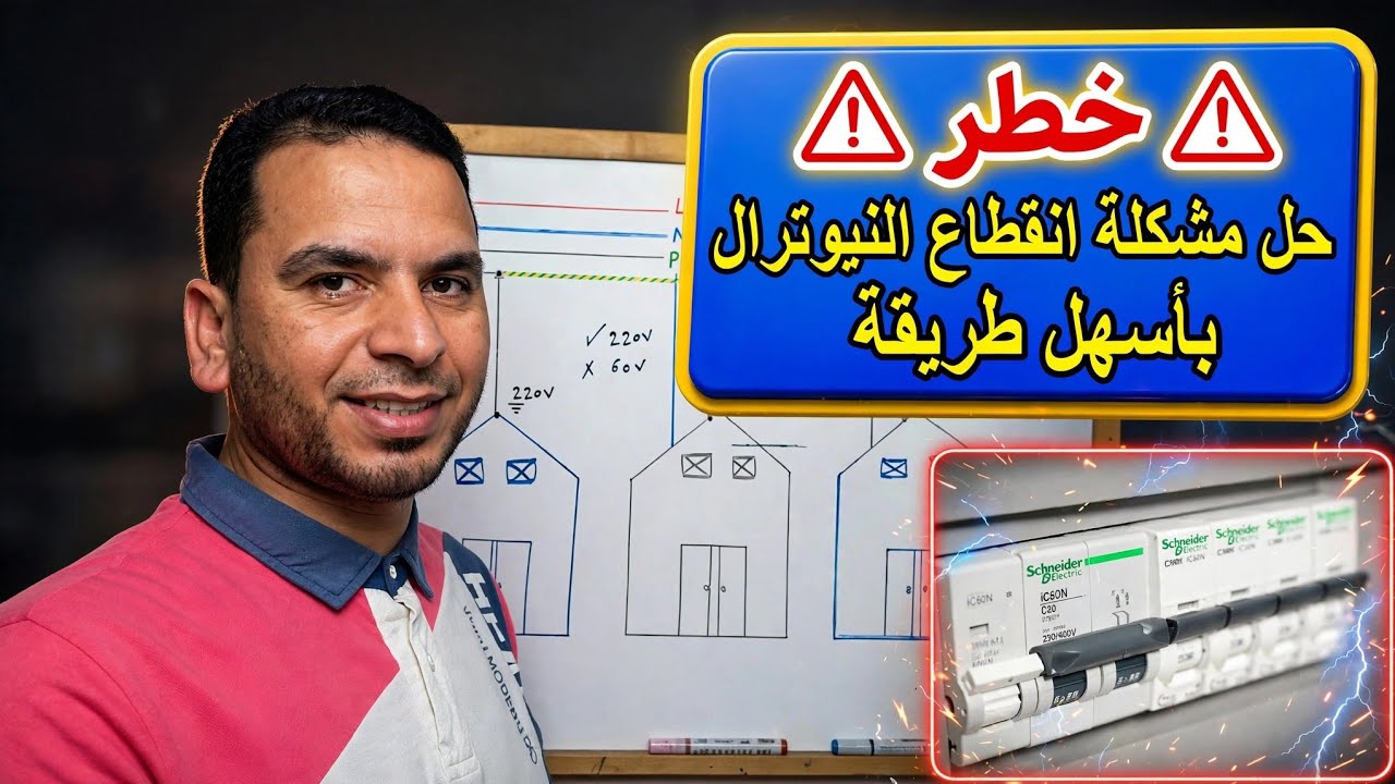 مشكلة انقطاع النيوترال واحتراق الاجهزة إليك الحل السهل لتلك المشكلة