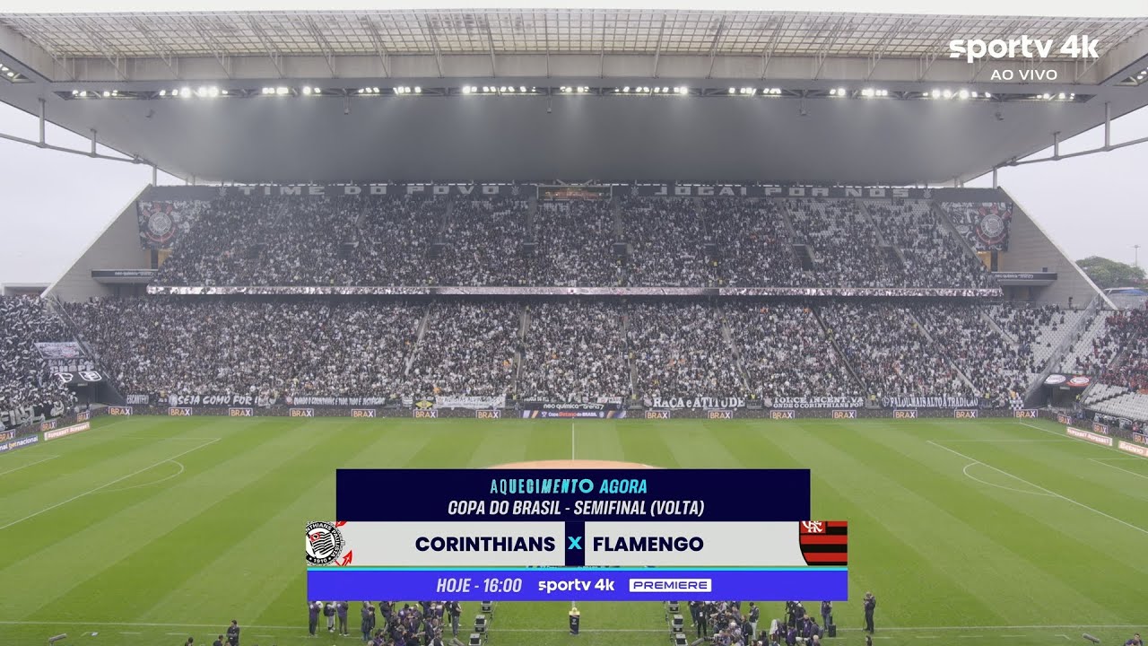Corinthians x Flamengo - Jogo completo em 4K - Copa do Brasil 2024