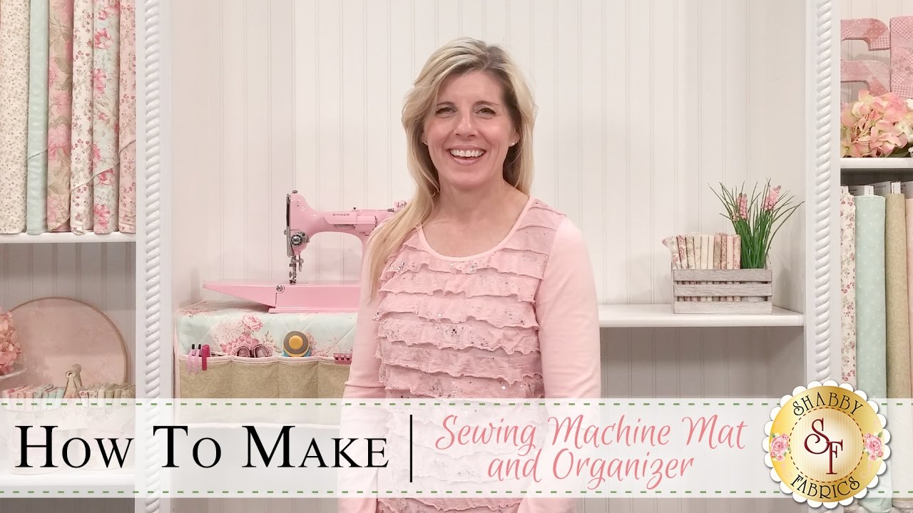 How to Make a Sewing Machine Mat | a Shabby Fabrics Sewing Tutorial