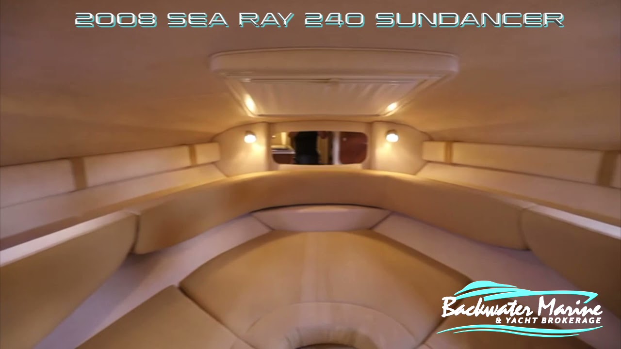 2008 Sea Ray 240 Sundancer   HD 720p
