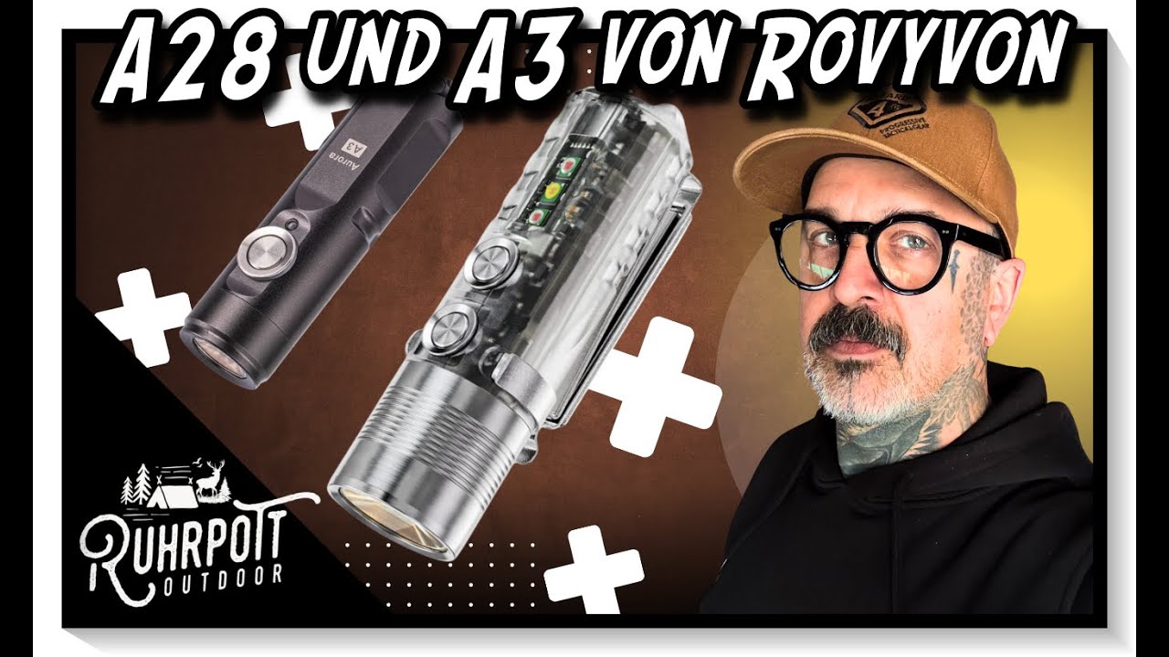 Klein, leicht und günstig - EDC Lampen von Rovyvon - Ruhrpott Outdoor