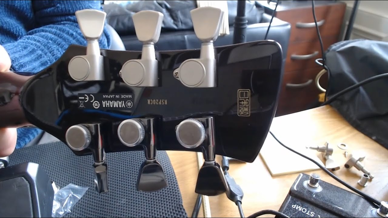 Fitting Gotoh locking tuners to my Yamaha Revstar RSP20CR