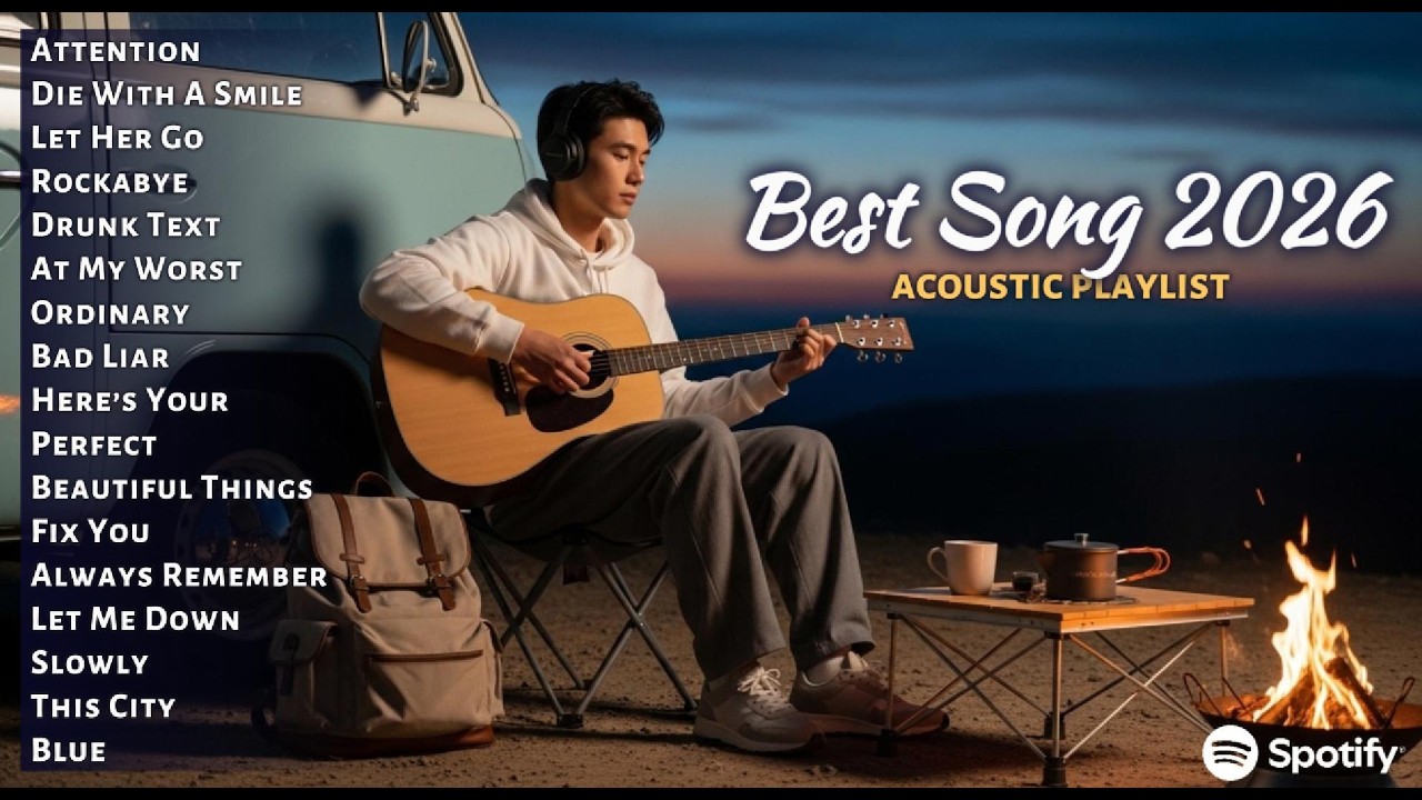🎶 Best Acoustic Cover Songs 2026 | Relaxing & Positive Vibes – Spotify Trending Hits
