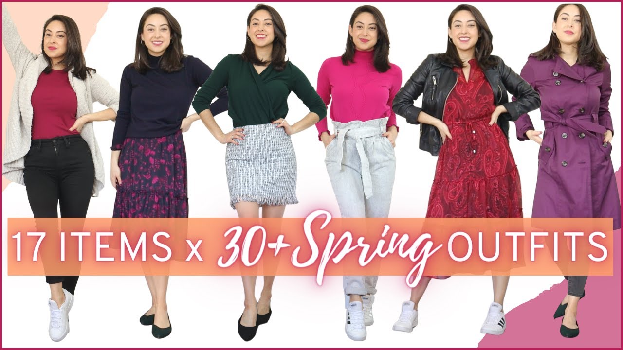 Spring Outfits 2022 🌸 🌼 Colorful Capsule Wardrobe for Spring!