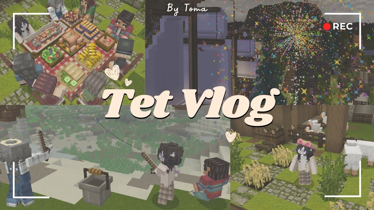 Vlog ngày Tết: Về quê thăm ông bà (Hái rau, câu cá, xem pháo hoa,...)