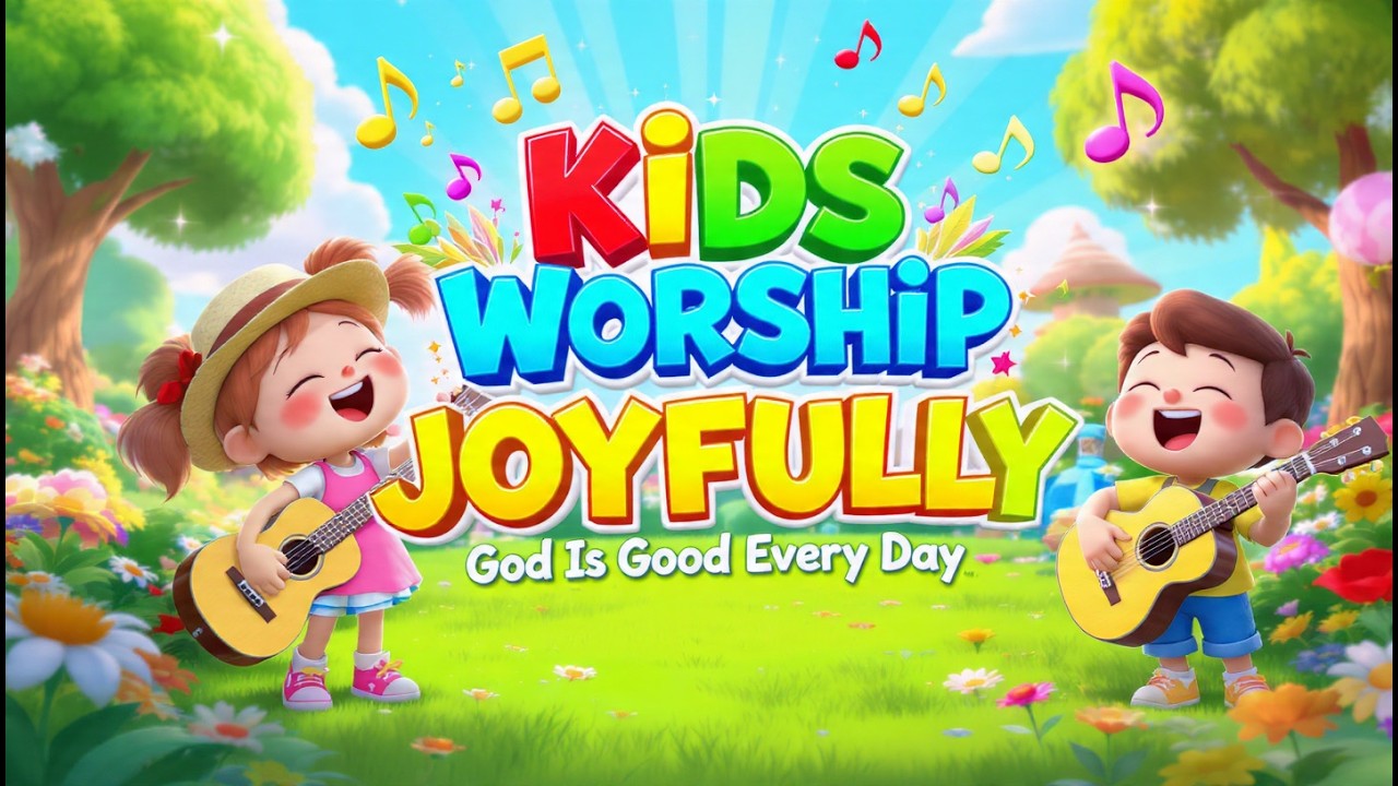 Kids Worship God Joyfully | God Is Good Every Day! Joyful Bible Songs for Kids #KidsWorship