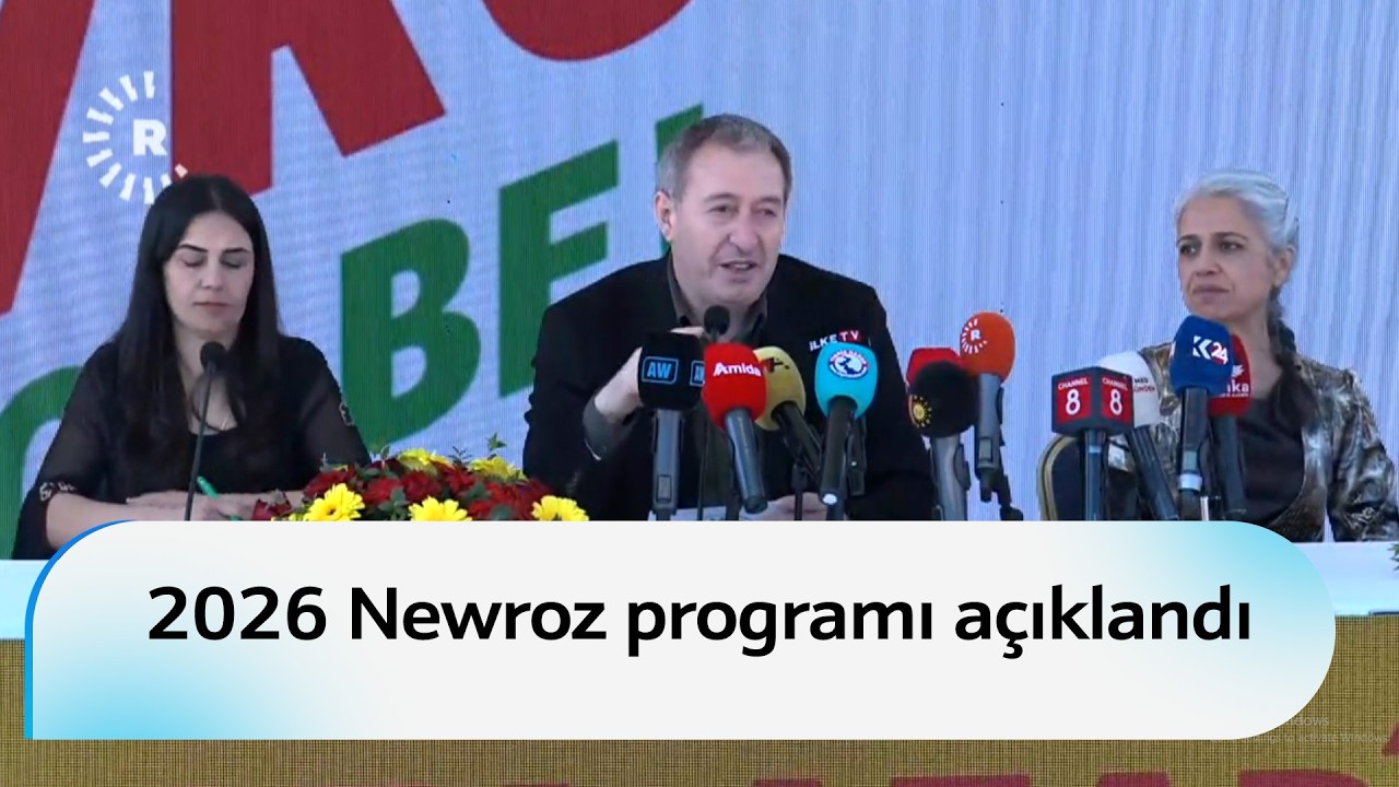 2026 Newroz programı Diyarbakır'da yapılan deklarasyon ile açıklandı