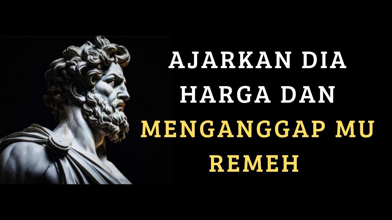 Harga dari Menganggapmu Remeh: Biarkan Dia Merasakan Kehilanganmu | Stoicism-Zenstoik