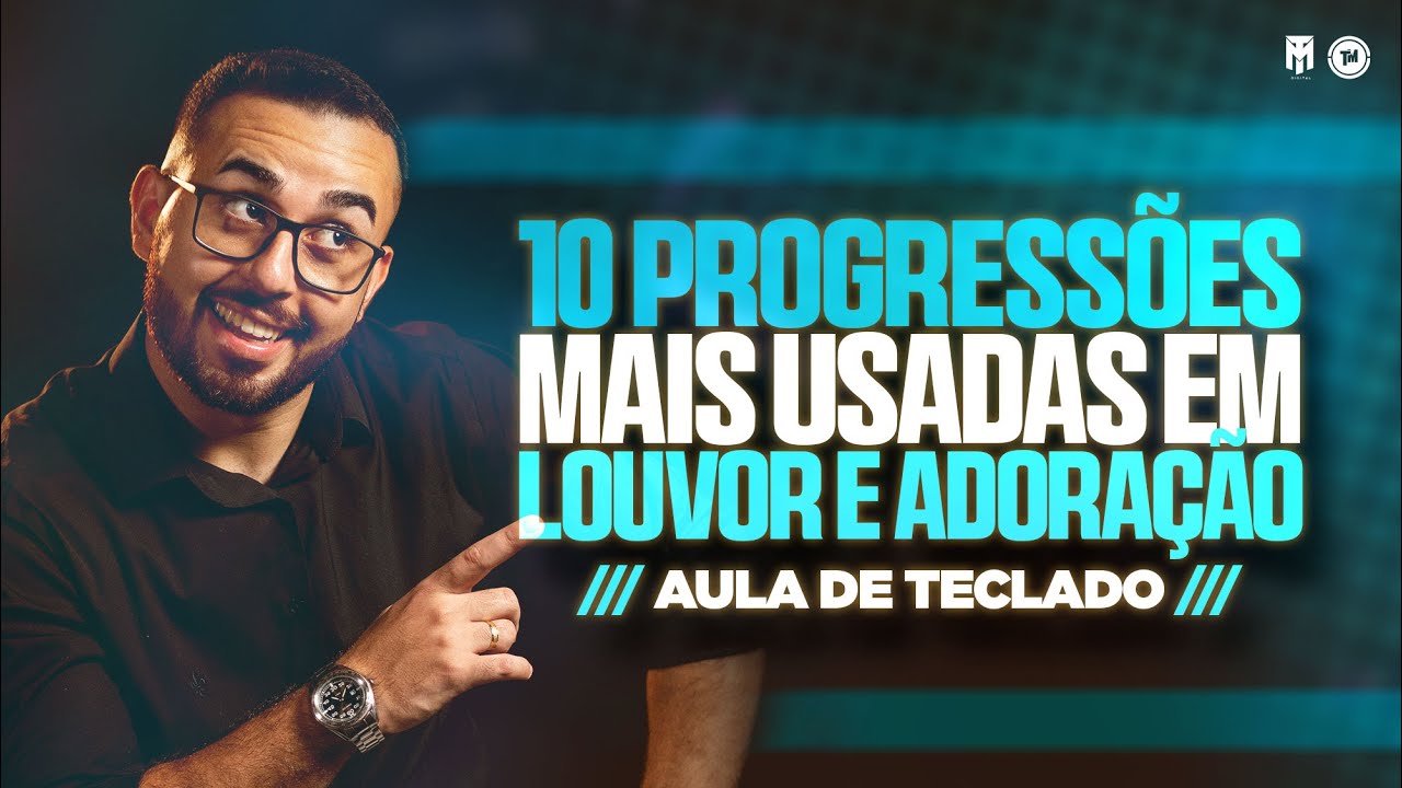 Domine essas PROGRESS&Otilde;ES DE ACORDES e toque TECLADO na igreja FACILMENTE!