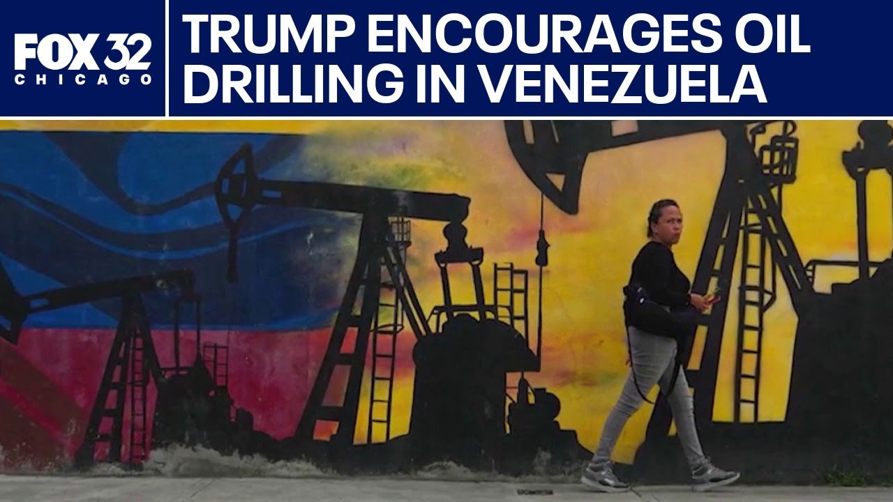 Trump encourages US oil companies to drill in Venezuela