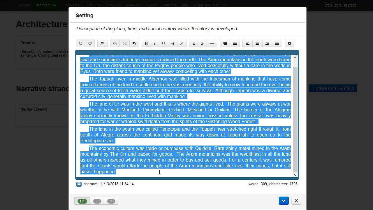 Bibisco Overview Full Review [Free Organized Writing]