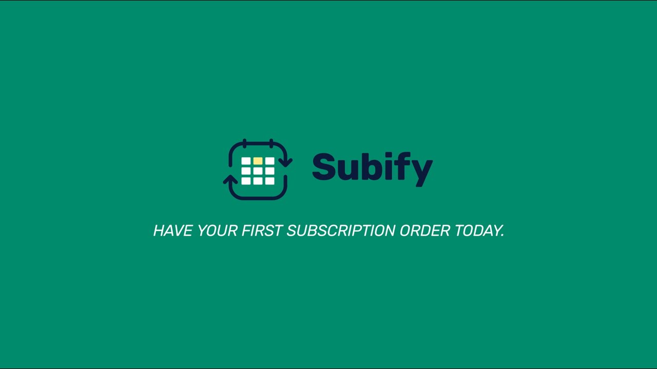 Subify Subscription app for Shopify