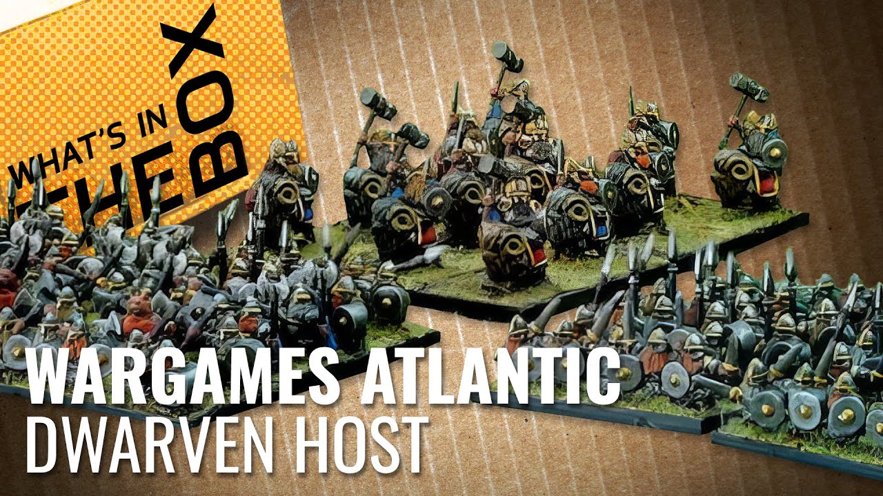 246 гномов в одной коробке?! | Распаковка и обзор отряда гномов Wargames Atlantic