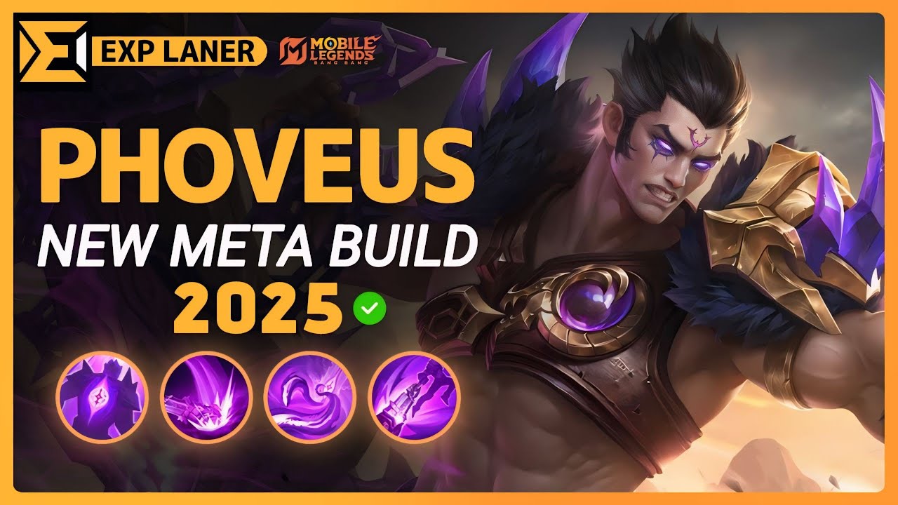 Phoveus: НОВАЯ МЕТА-СБОРКА 2025, эмблема и лучшие счётчики героев | Mobile Legends