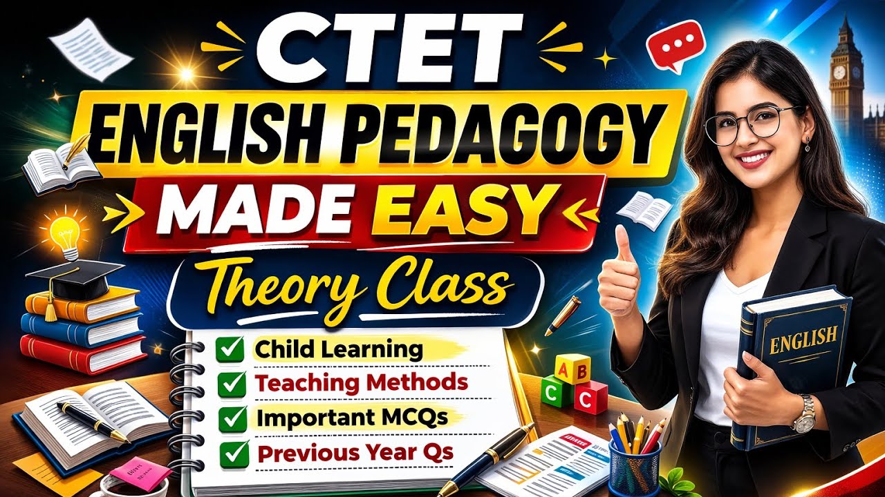 CTET English Pedagogy MADE EASY Theory Class #gk 
