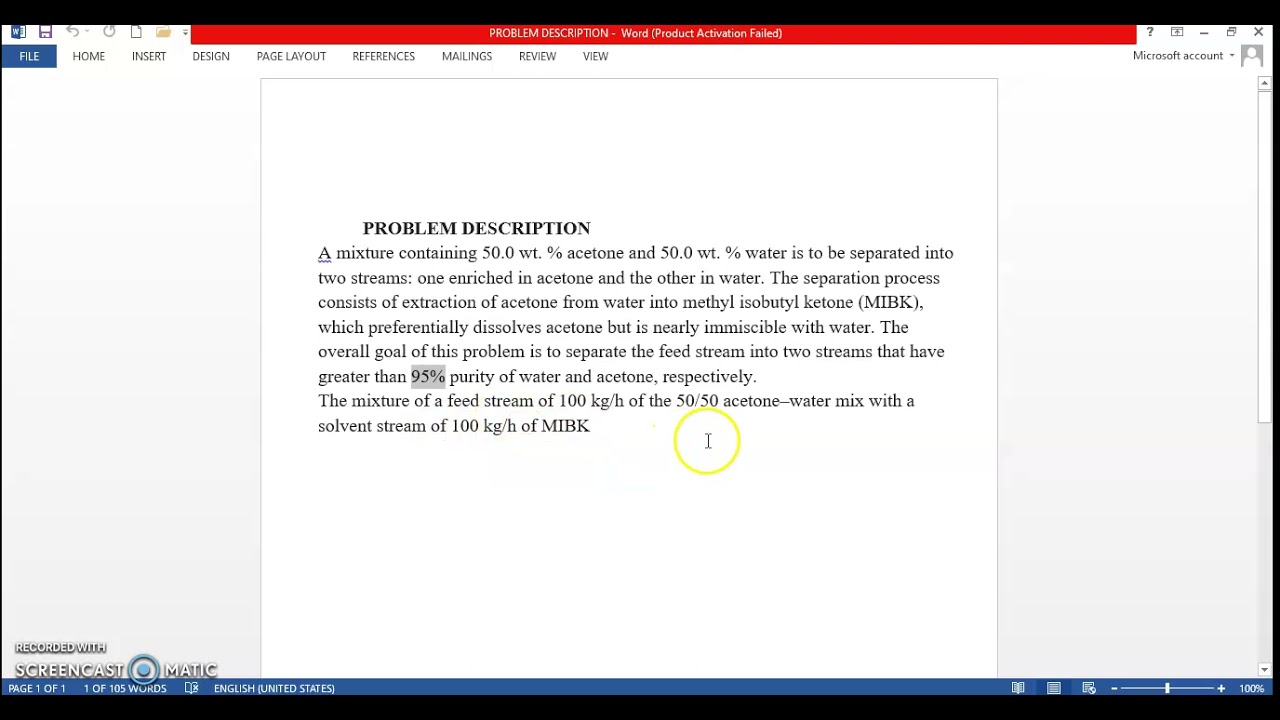Separation, Iteration to find specific flow rate to find target output with very low error.