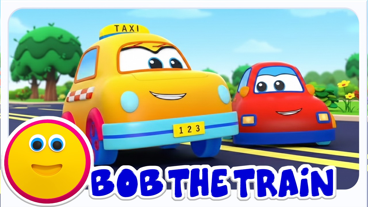 Rodas No Táxi, Rodas no Caminhão de Bombeiros e Mais Rimas em Portugues - Bob The Train